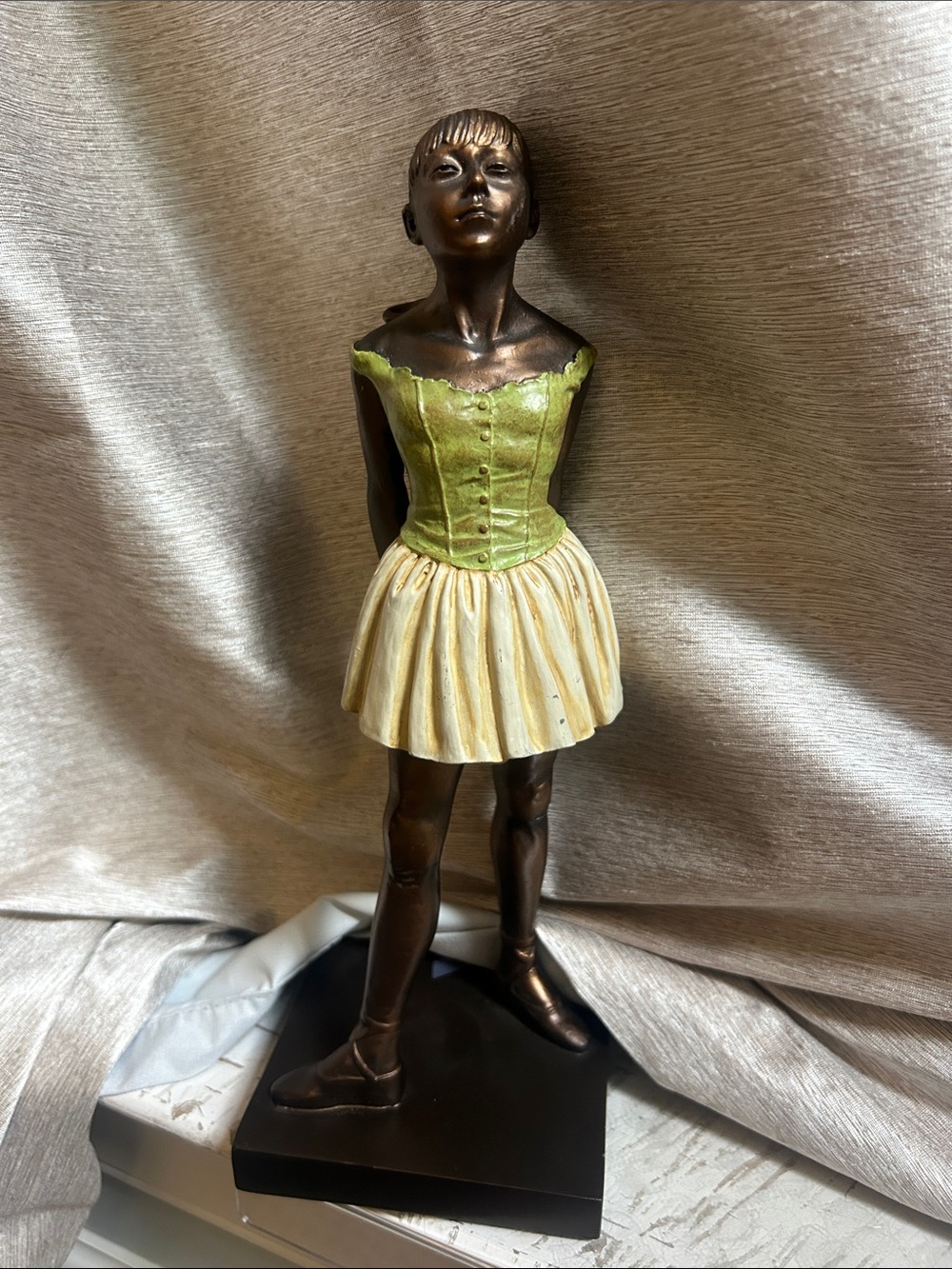 Little Dancer of Fourteen Years by Edgar Degas Replica Figurine 7.25” Tall Balle